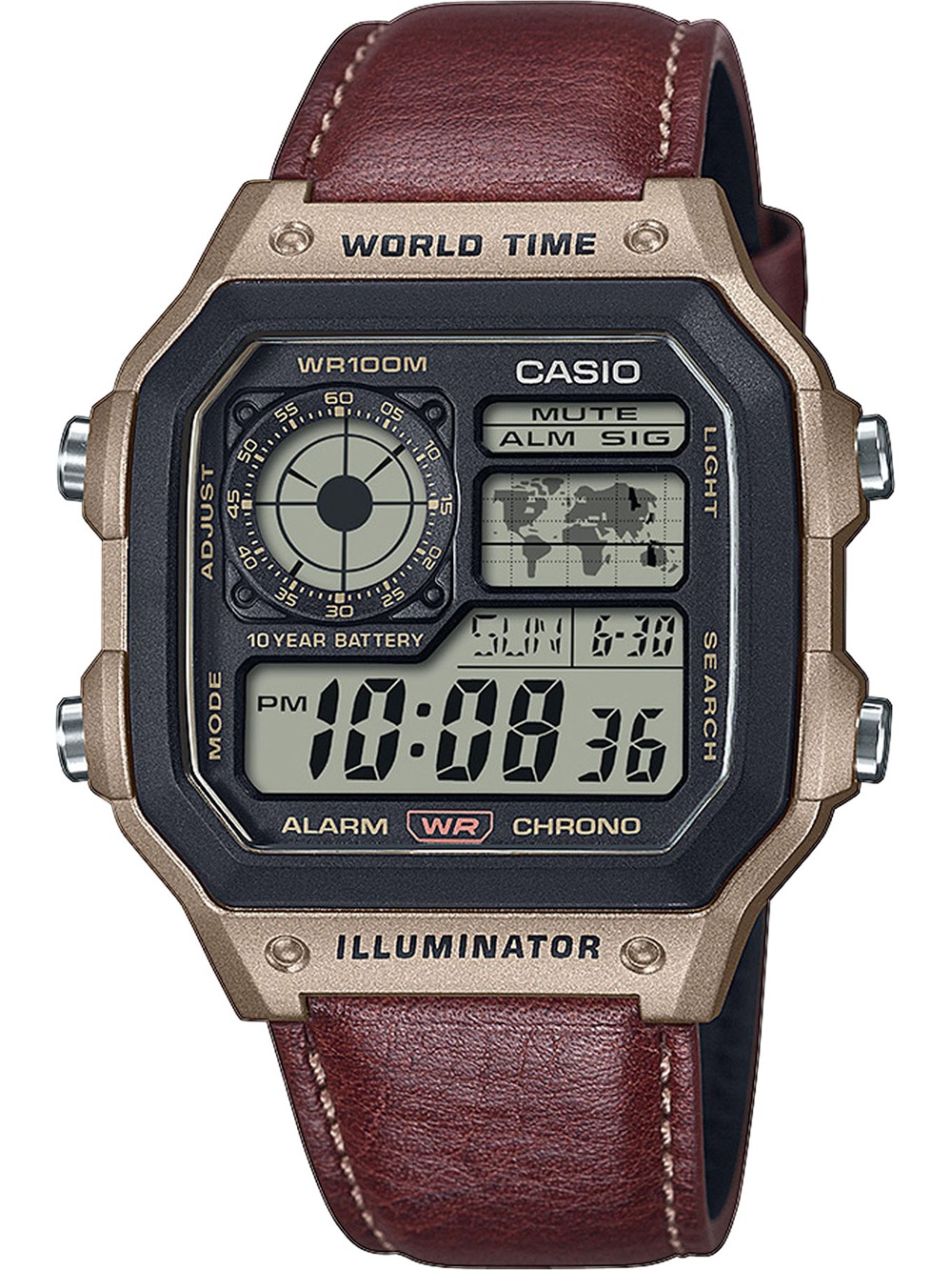 Casio AE-1200WHL-5AVEF Timeless Collection 42mm 10ATM