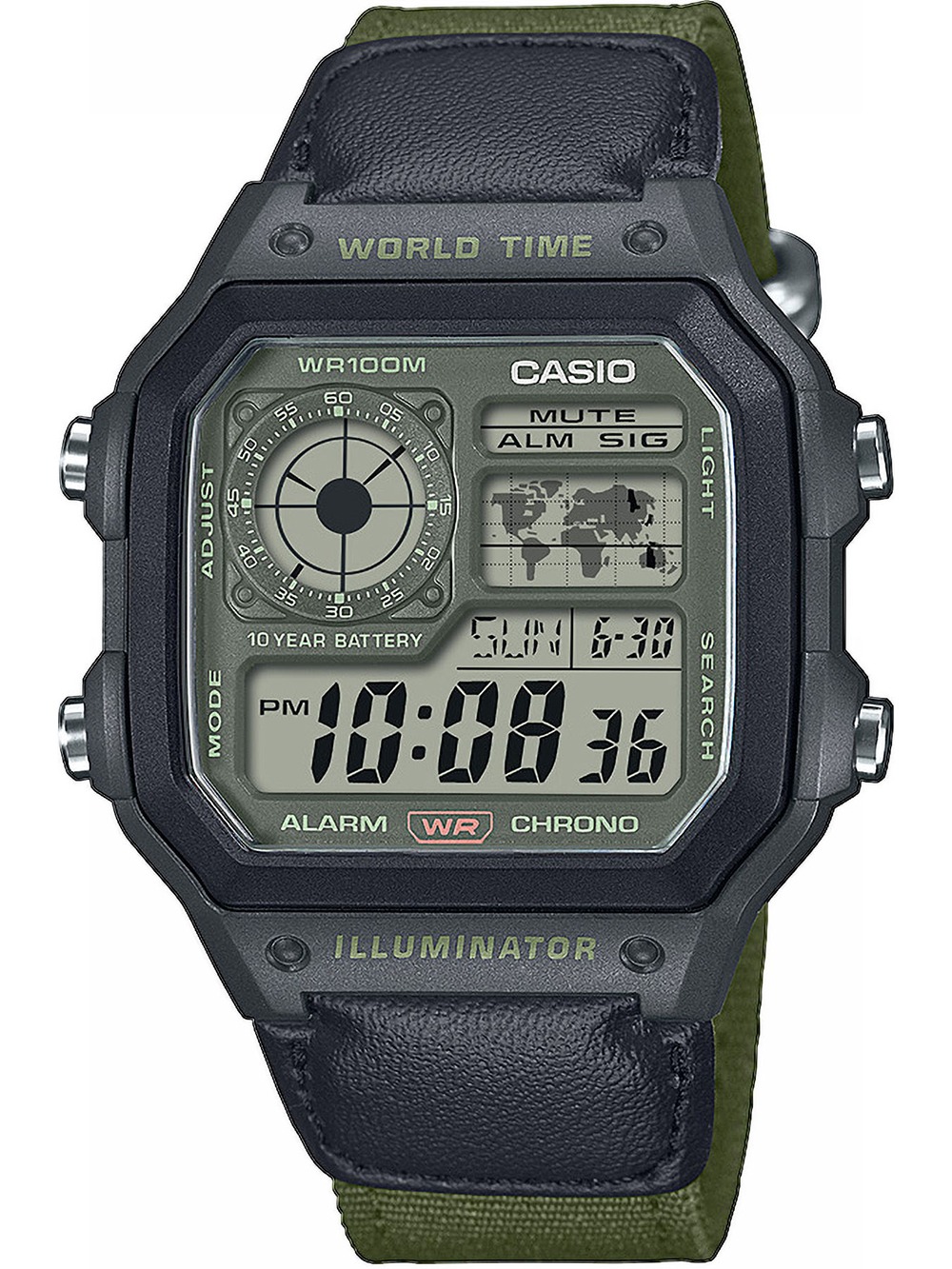 Casio AE-1200WHUB-3AVEF Timeless Collection 42mm 10ATM