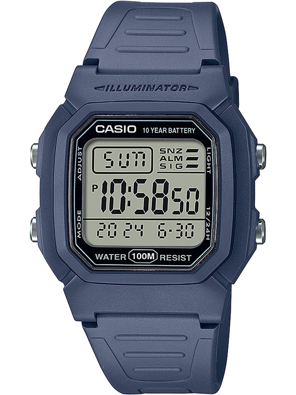 Casio W-800H-2AVES Timeless Collection 37mm 10ATM