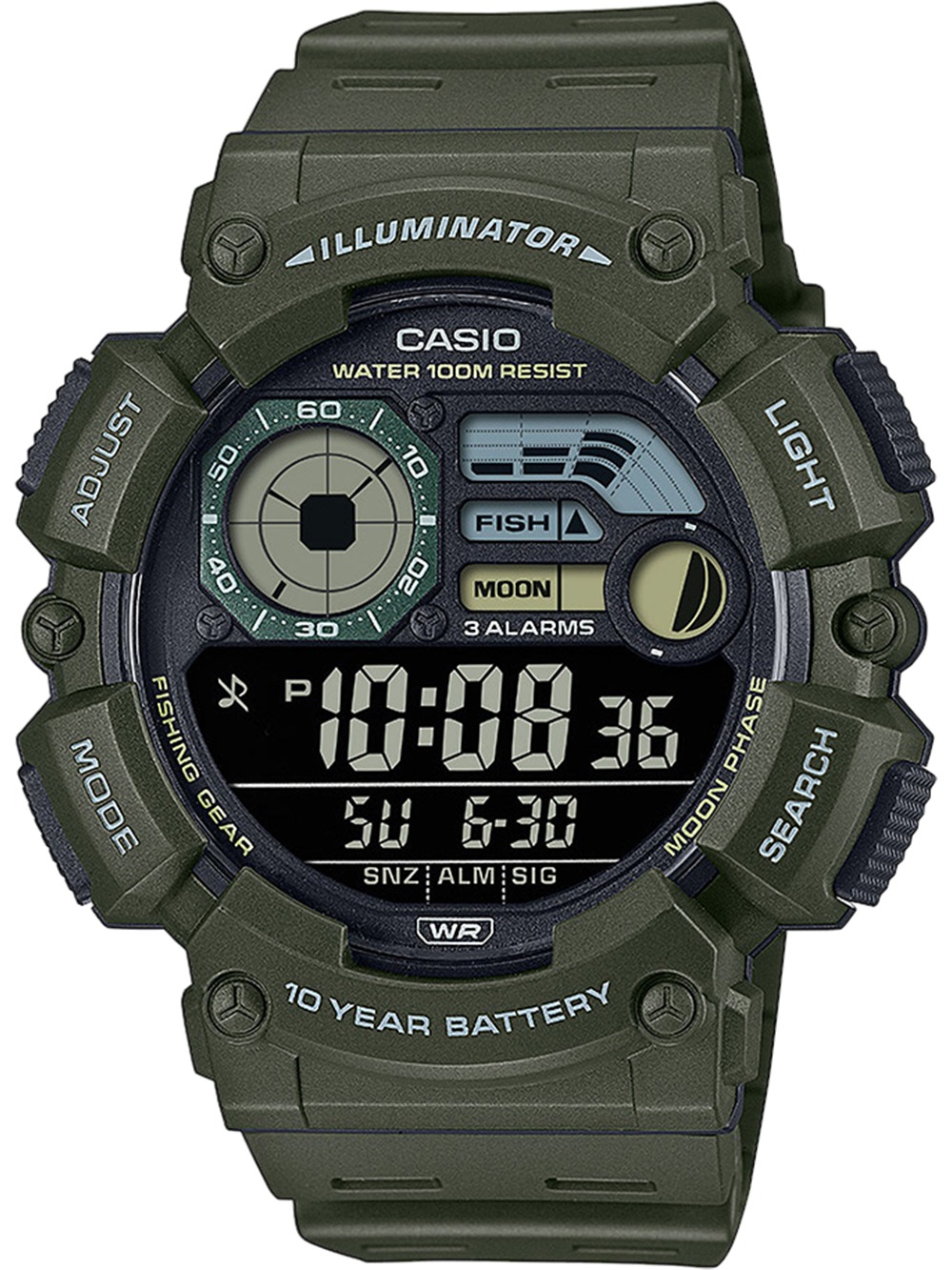 Casio WS-1500H-3BVEF Timeless Collection 50mm 10ATM
