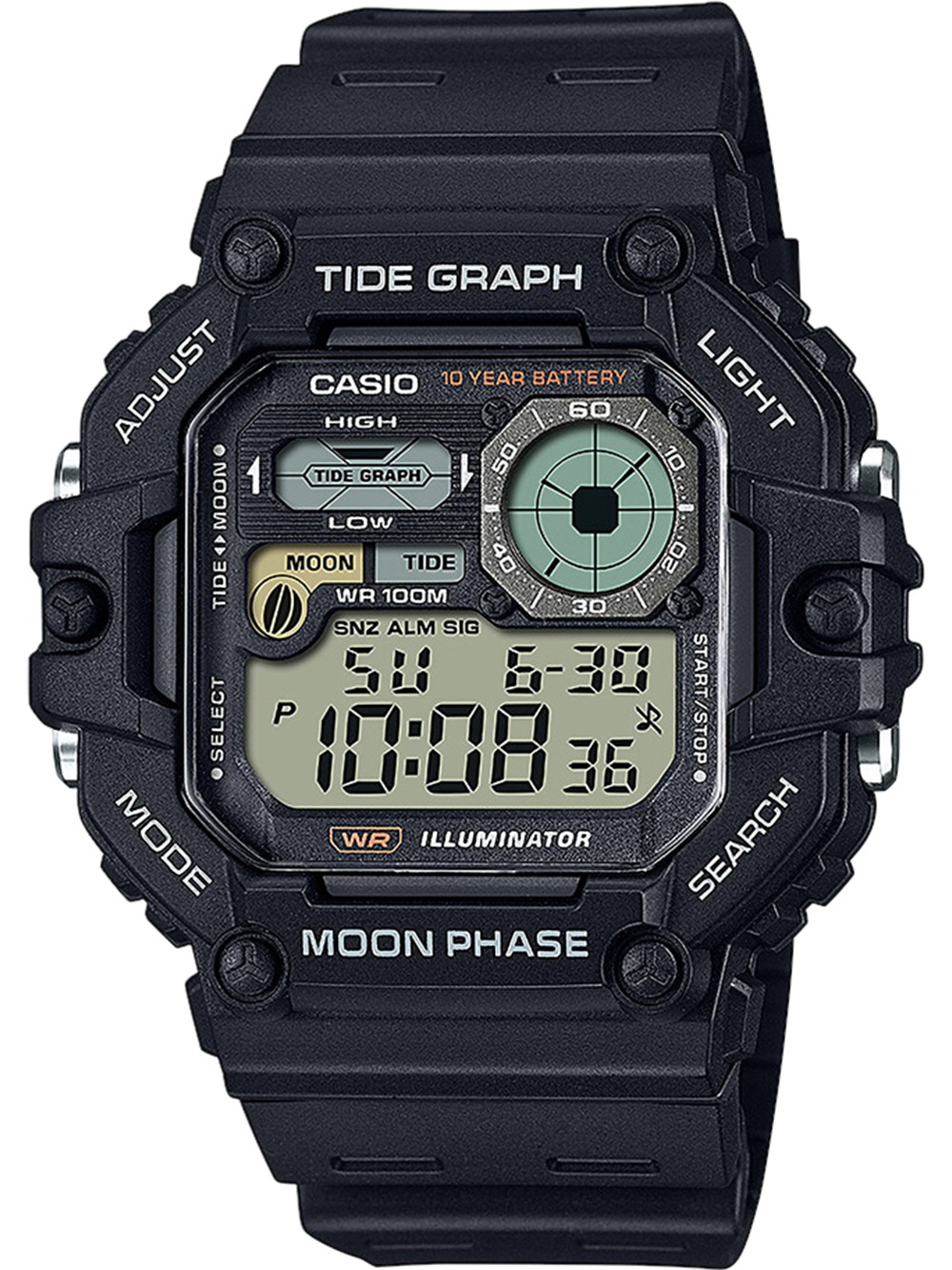 Casio WS-1700H-1AVEF Timeless collection 49mm 10ATM