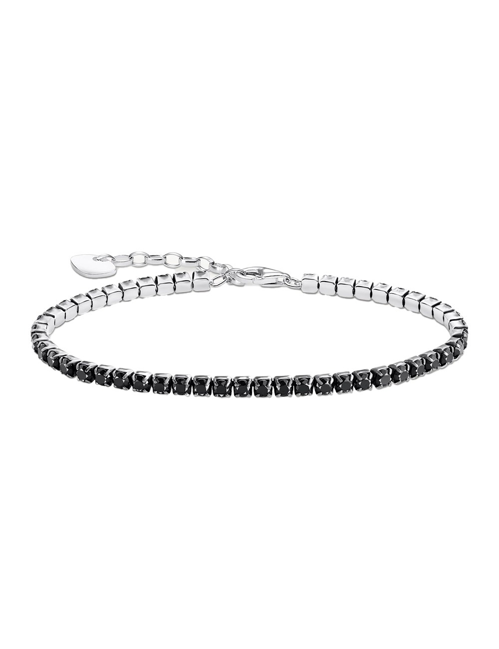 Thomas Sabo A2167-643-11-L21V Tennis náramek with Black Stones Silver