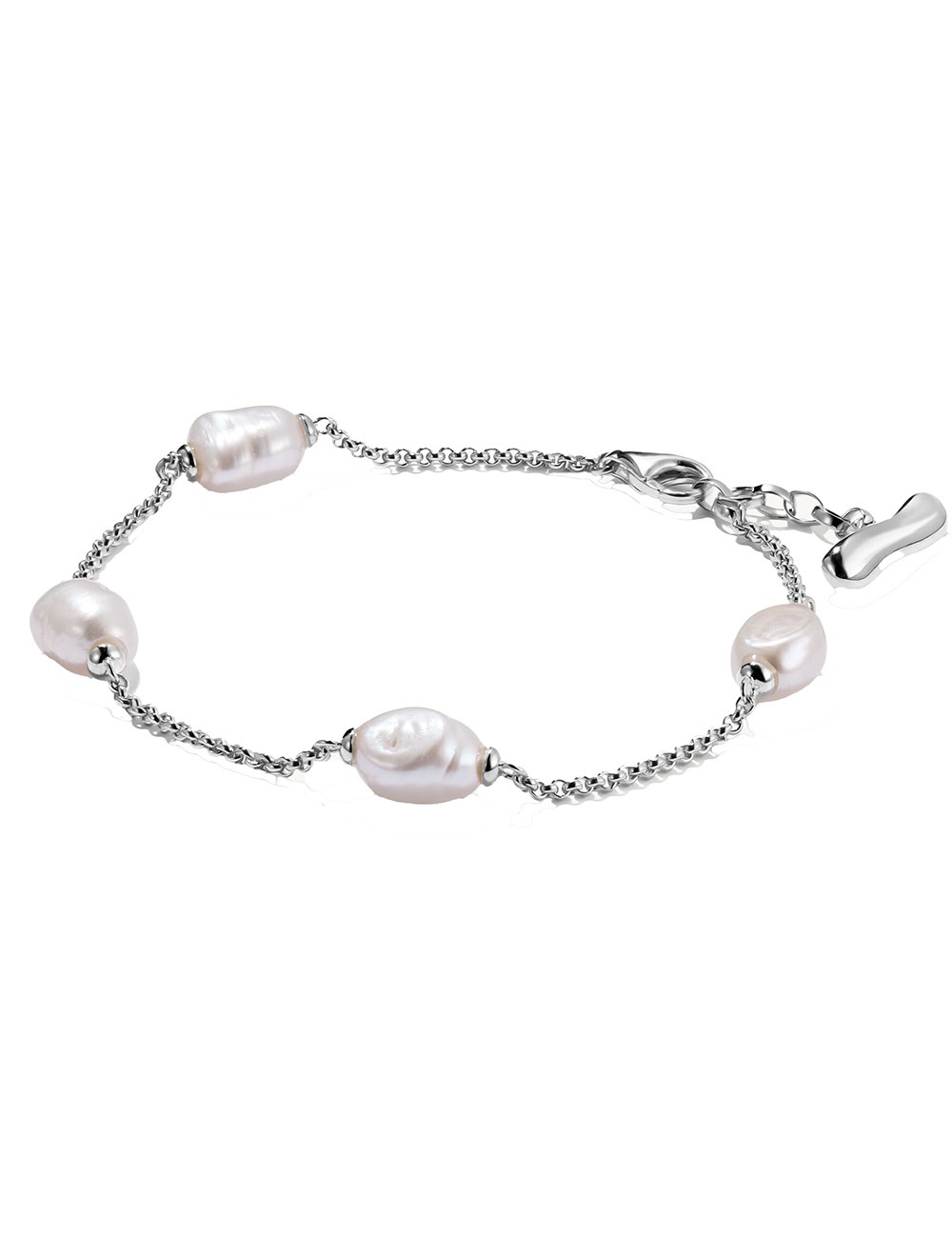 Thomas Sabo A2189-082-14-L19V náramek with pearls Natural Beauty Silver