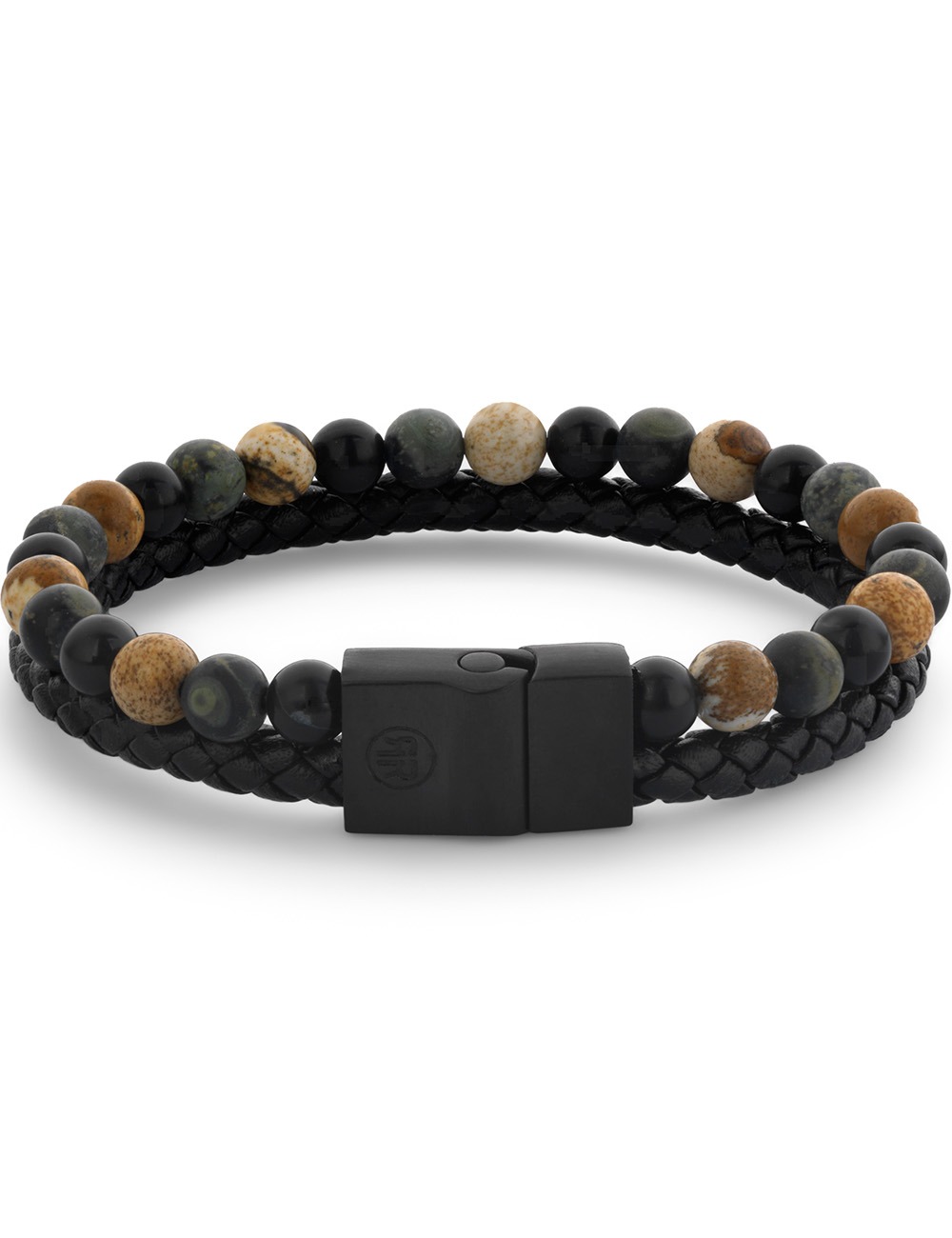 Rebel & Rose RR-M0059-S-L+ náramek Full Metal Combo 12mm Autumn Storm