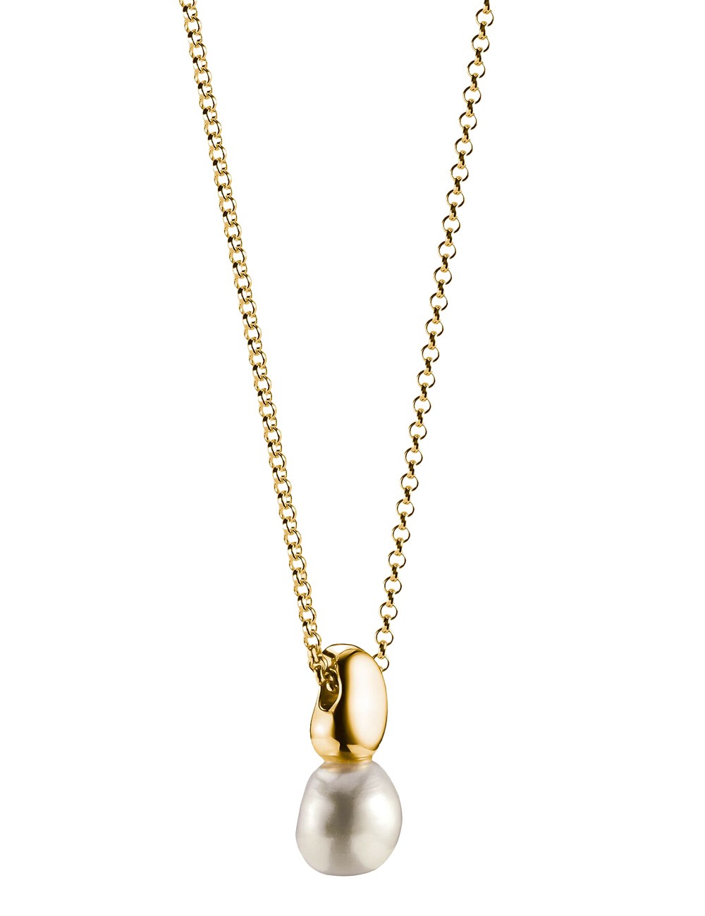 Thomas Sabo KE2318-430-14-L45V Necklace with pearls-Pendant Natural Beauty Gold-Plated