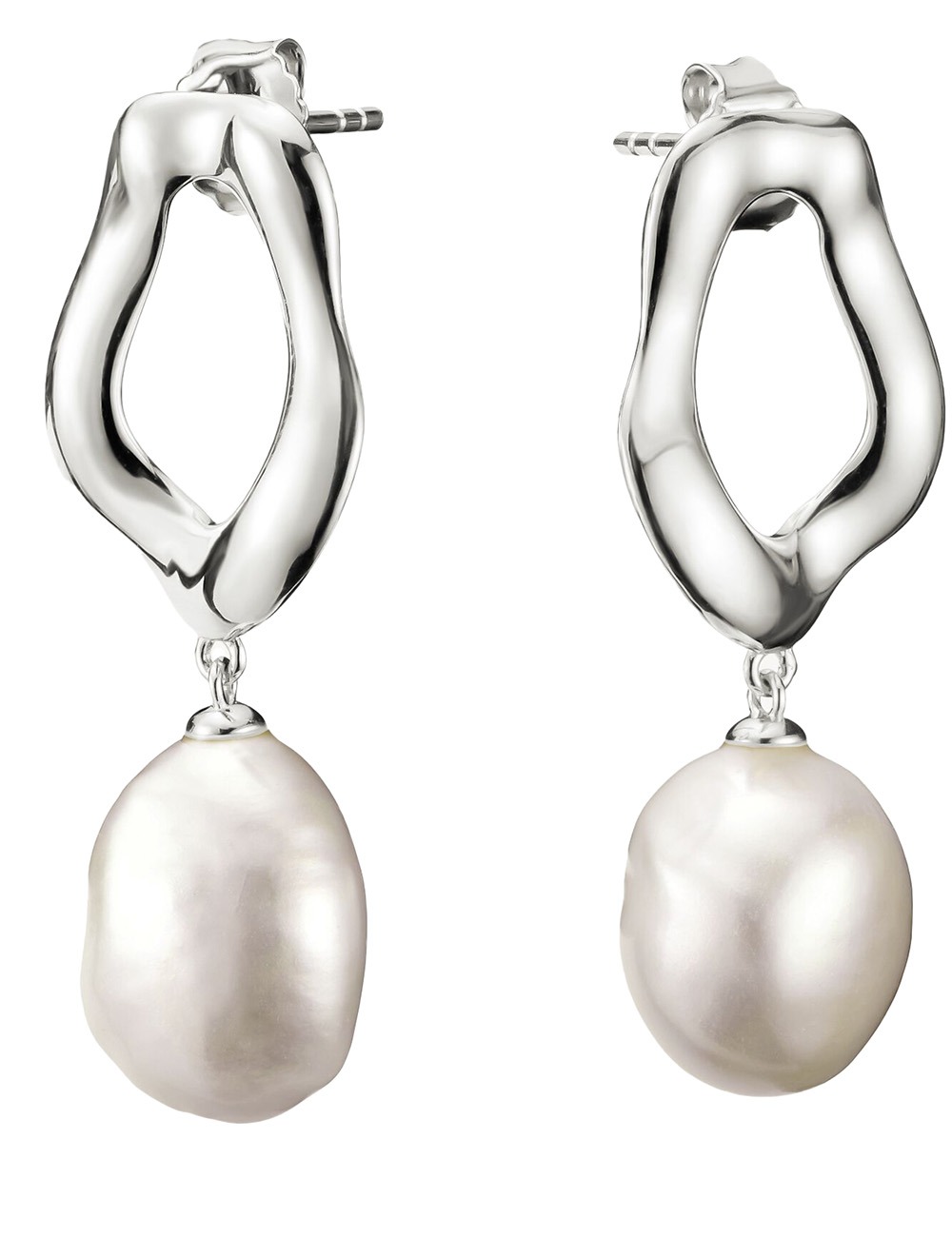 Thomas Sabo H2322-082-14 Earrings with Pearl Natural Beauty Silver