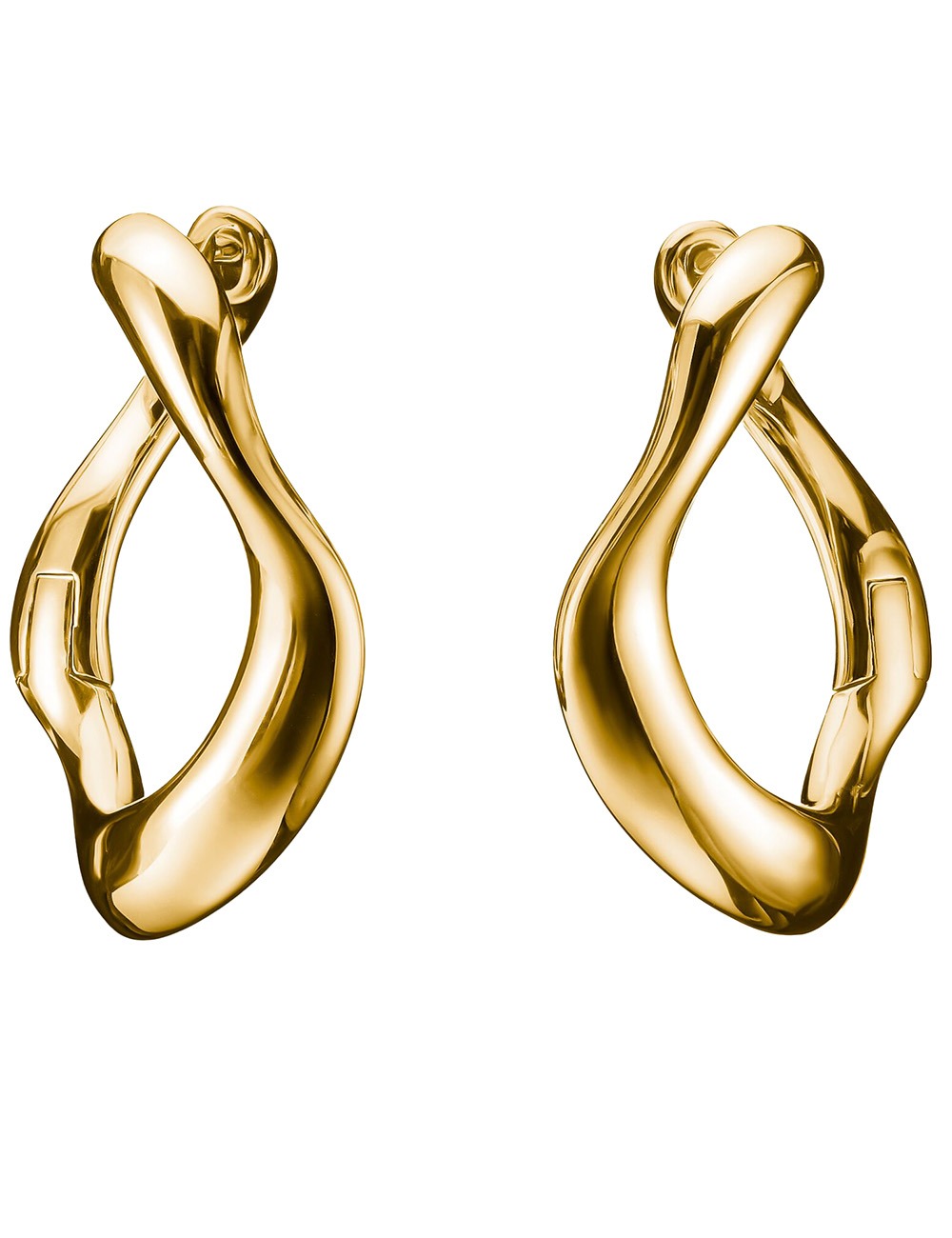 Thomas Sabo CR754-413-39 Hoop Earrings small Natural Beauty Gold-Plated