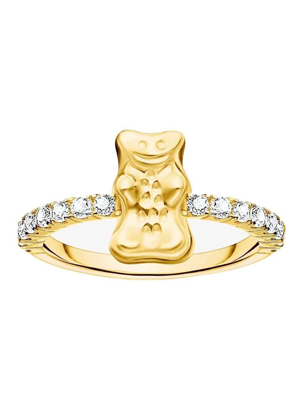 Thomas Sabo TR2504-414-14-54 prstýnek with Haribo Gold Bear and Stones Gold-Plated
