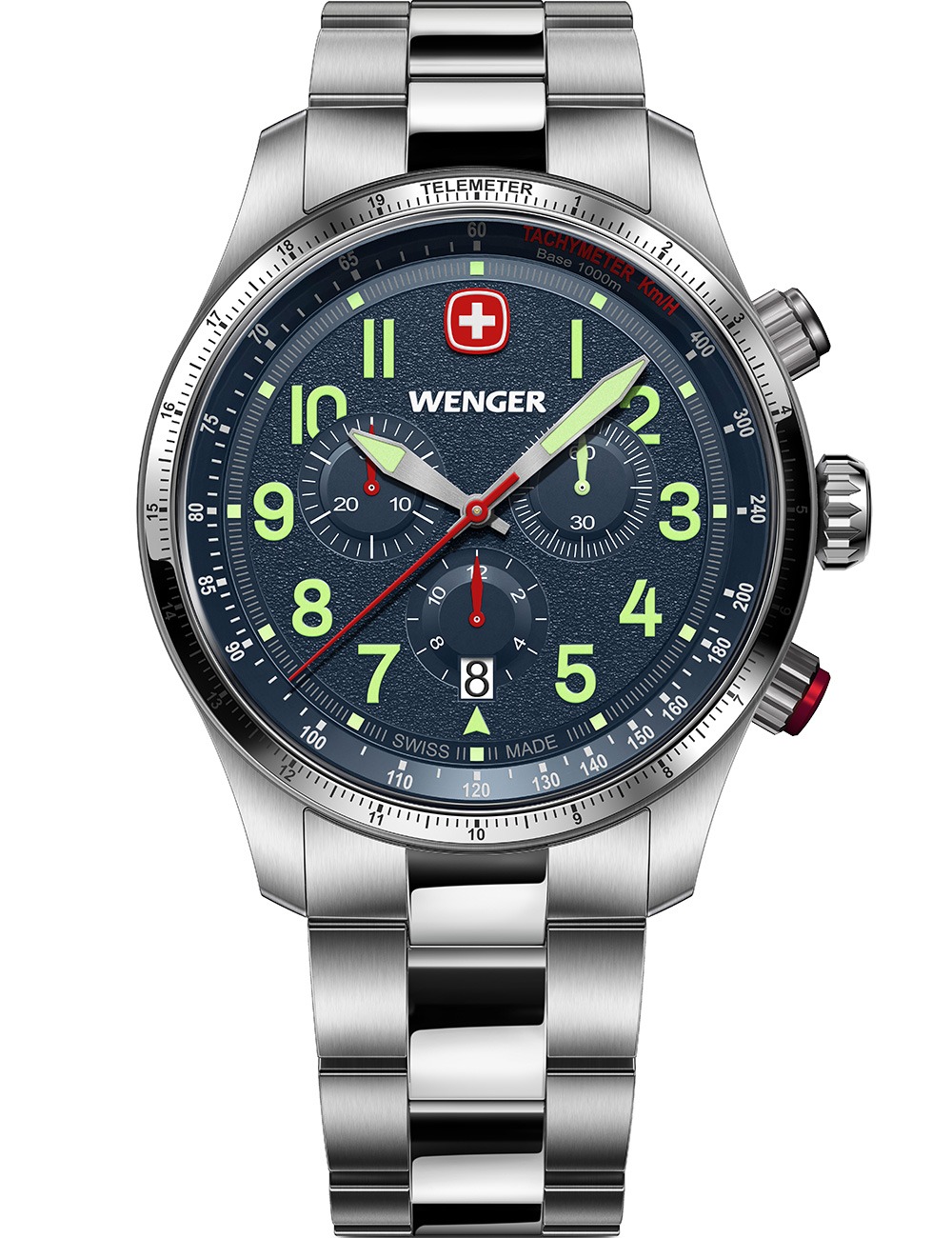 Wenger 01.0543.112 Terragraph Chrono 43mm 10ATM