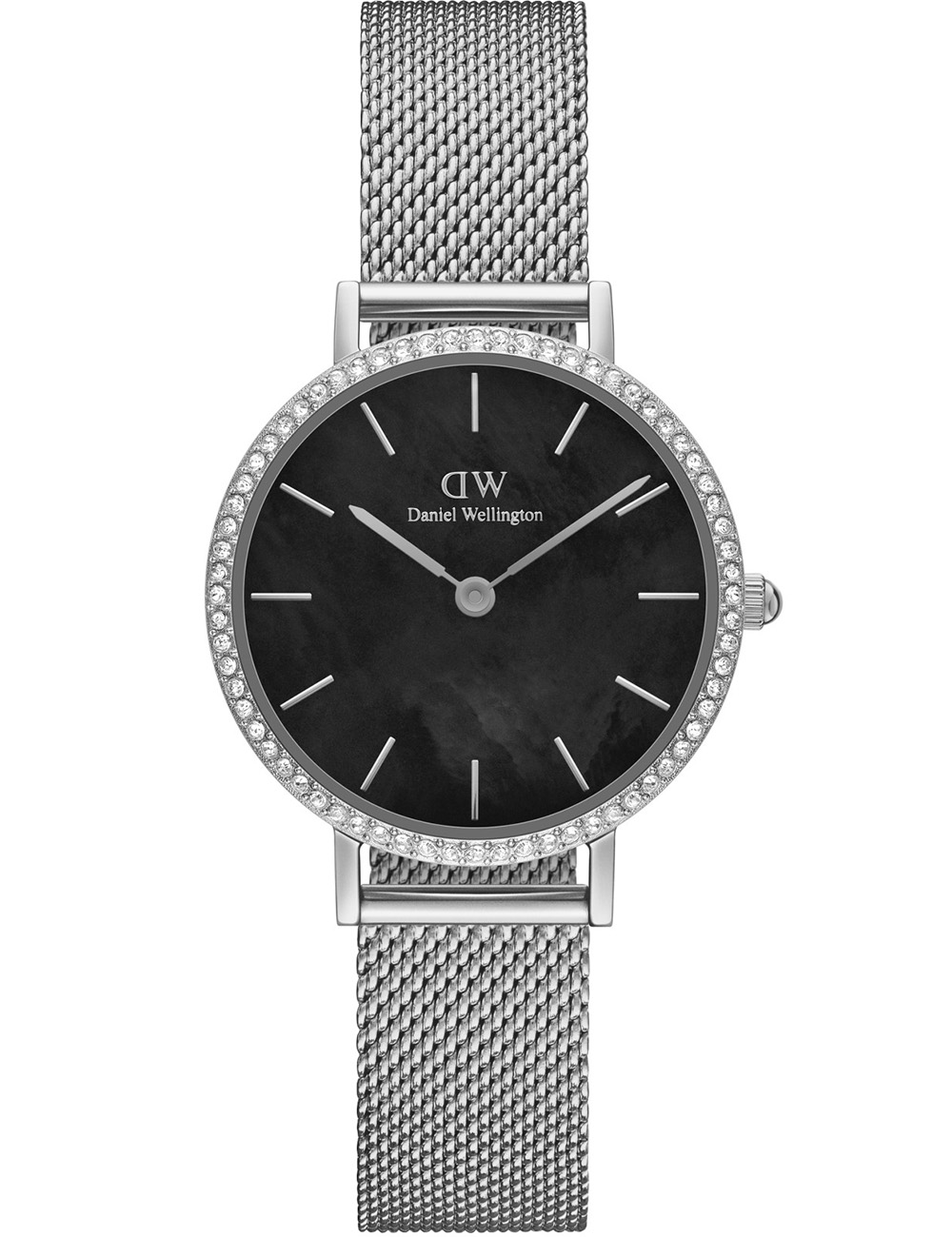 Daniel Wellington DW00100661 Petite Lumine Bezel Sterling Black 28mm 3ATM