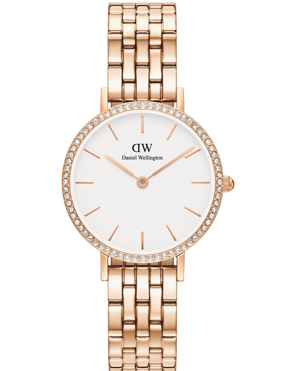 Daniel Wellington DW00100666 Petite Lumine Bezel 5-Link Melrose 28mm 3ATM