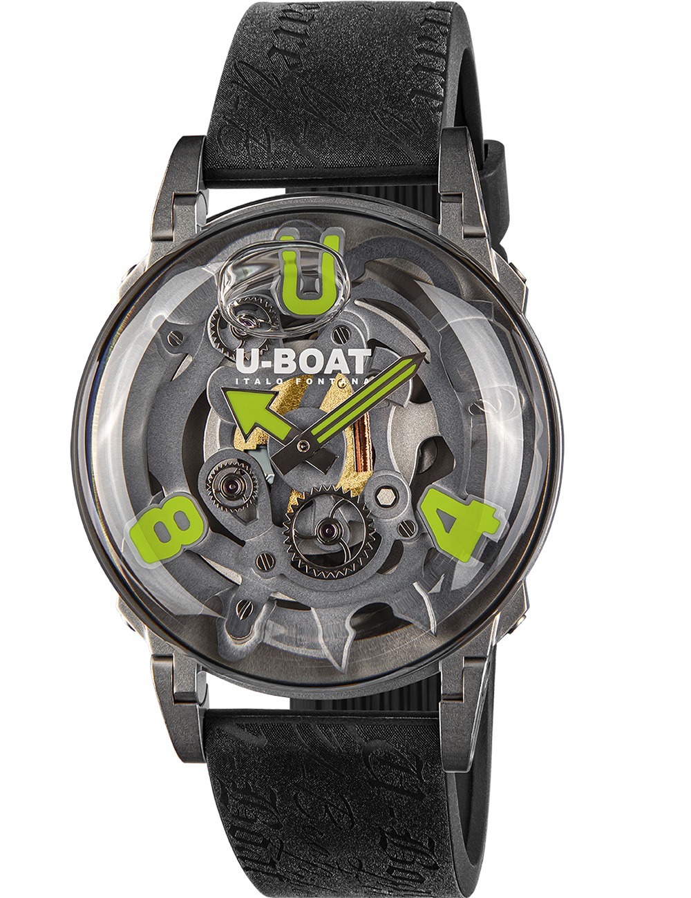 U-Boat 3350 U-65 44mm SS Green 5ATM