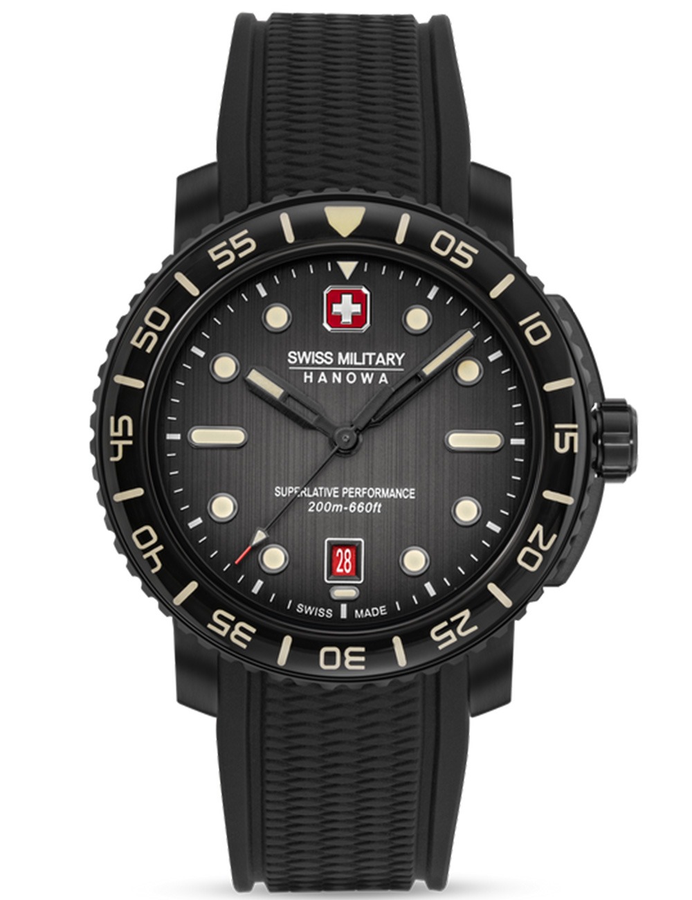 Swiss Military Hanowa SMWGN0001730 Black Marlin 44mm 20ATM