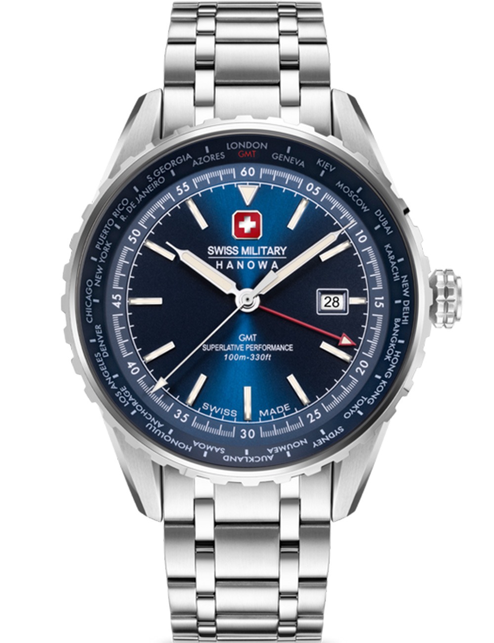 Swiss Military Hanowa SMWGH0003204 Afterburn GMT 44mm 10ATM