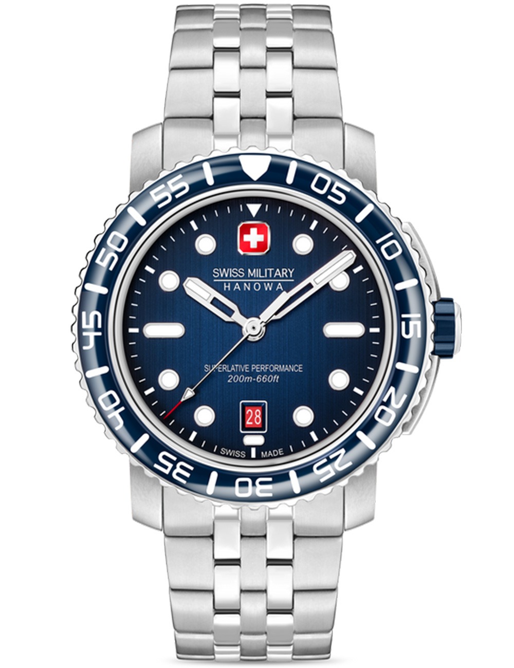 Swiss Military Hanowa SMWGH0001703 Black Marlin 44mm 20ATM