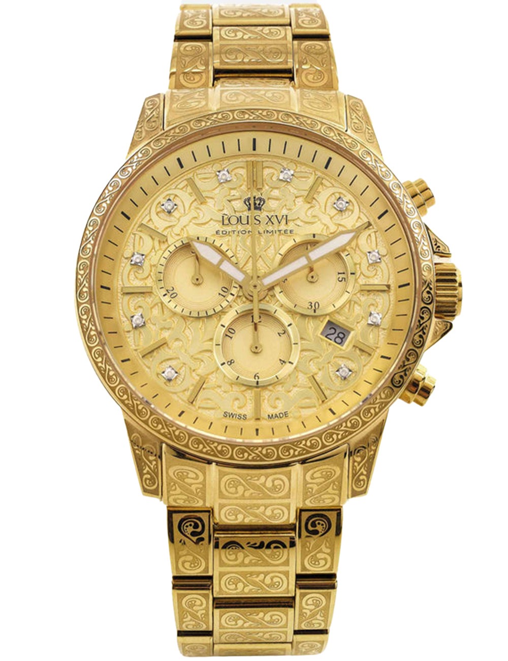 Louis XVI LXVI1801 Palais Royal 2.0 Chrono Limited Diamond 43mm 5ATM