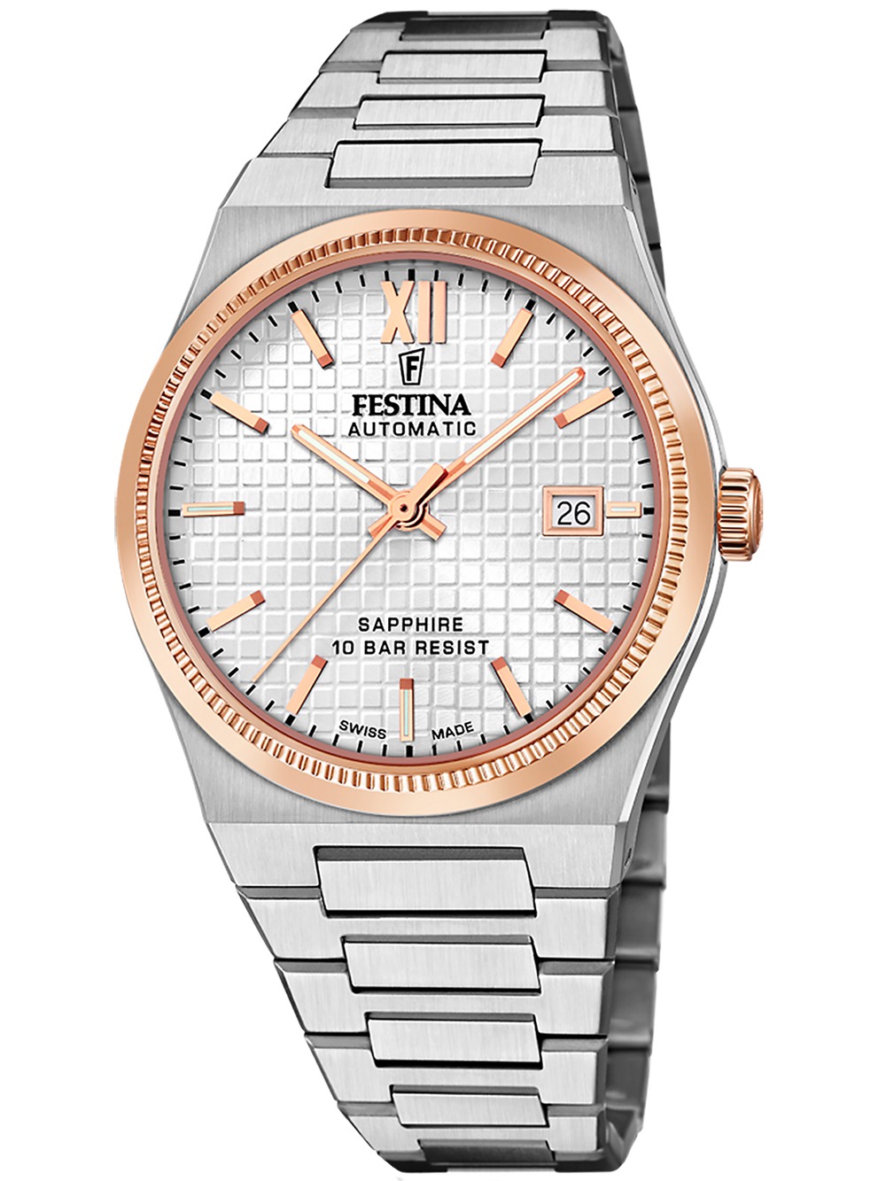 Festina F20030/1 Swiss Made Rivé Automatic 40mm 10ATM