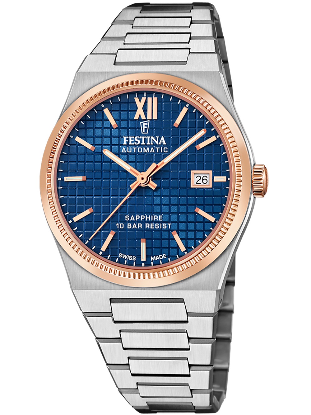 Festina F20030/2 Swiss Made Rivé Automatic 40mm 10ATM