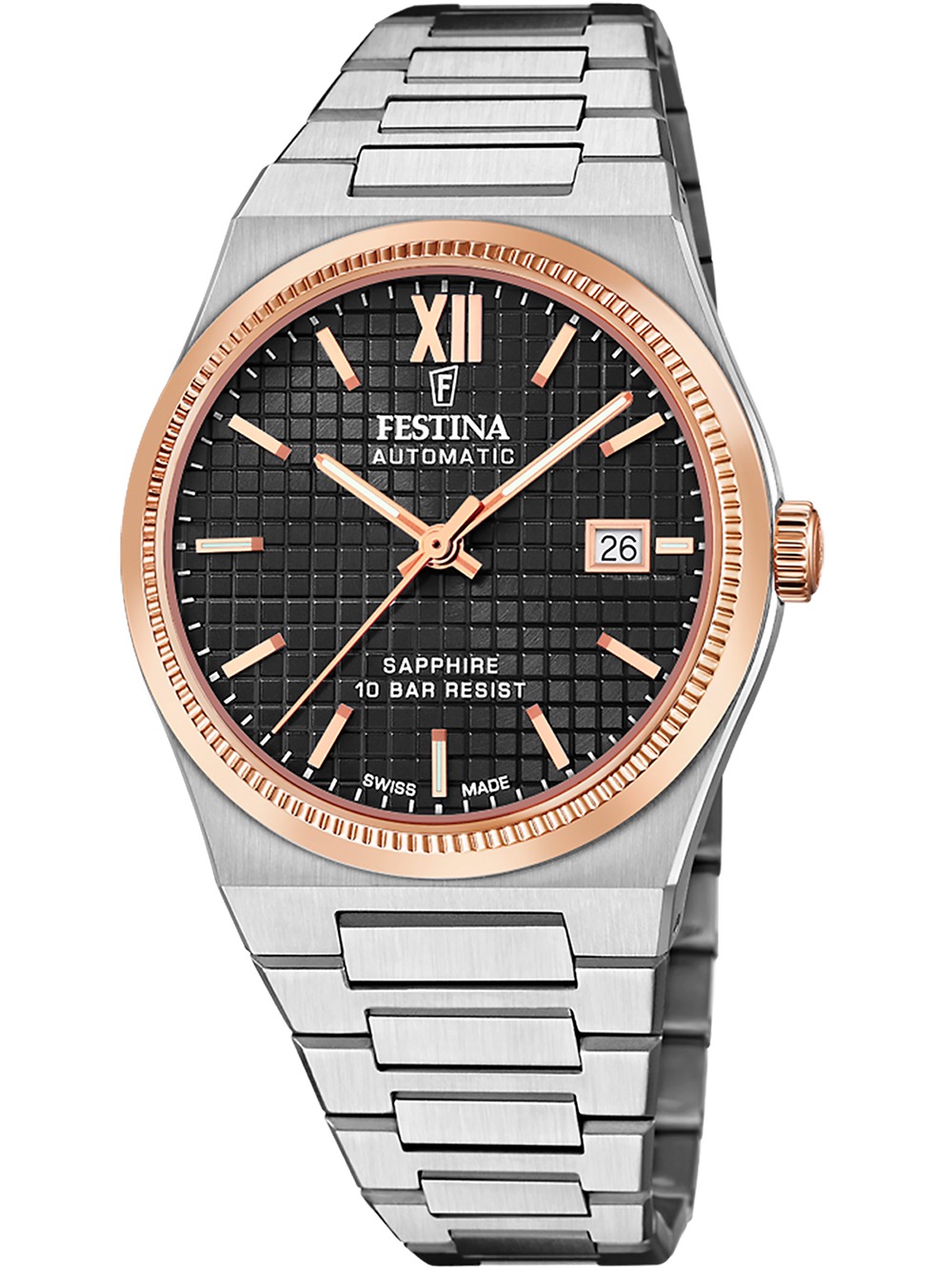 Festina F20030/3 Swiss Made Rivé Automatic 40mm 10ATM