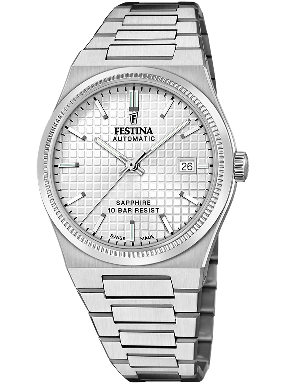 Festina F20028/1 Swiss Made Rivé Automatic 40mm 10ATM