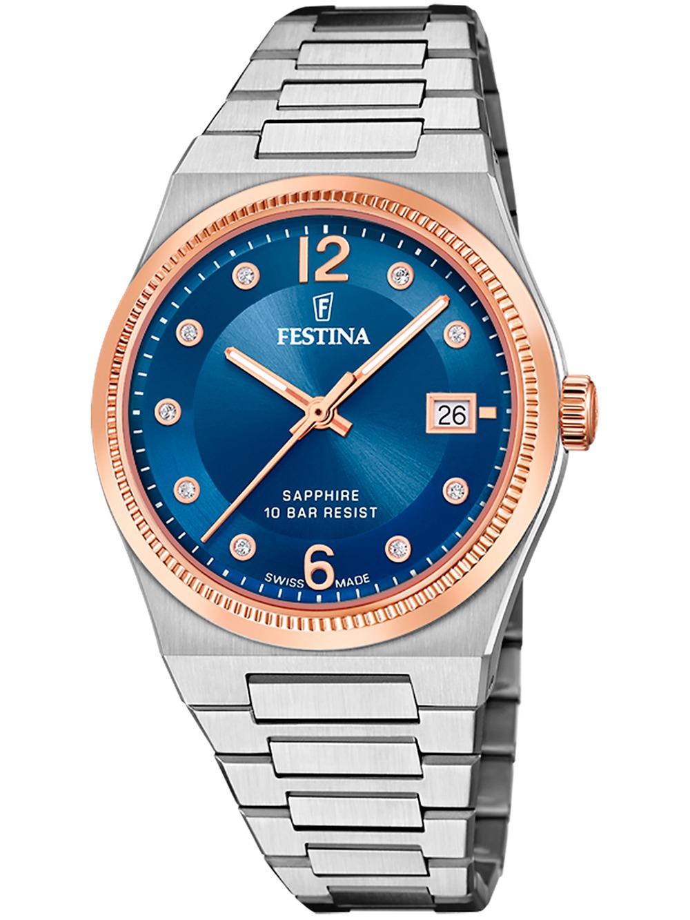 Festina F20037/2 Swiss Made Rivé 35mm 10ATM
