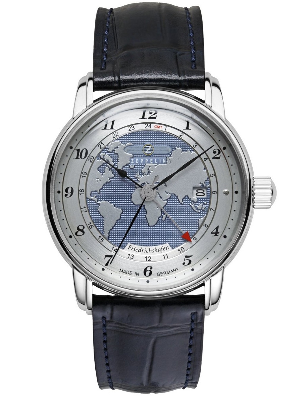 Zeppelin 8596-3 Friedrichshafen GMT Automatic 42mm 5ATM