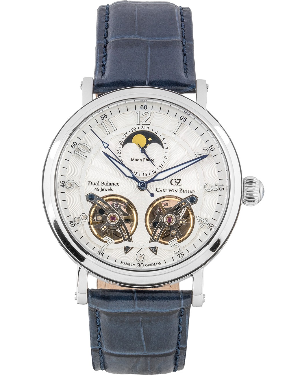 Carl von Zeyten CVZ0054SLS Murg Automatic Moon Phase Limited Edition 46mm 5ATM
