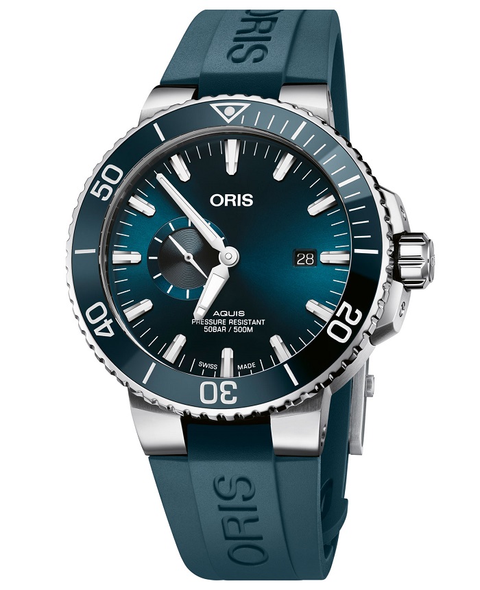 ORIS Aquis Small Second Date 01-743-7733-4155-07-4-24-69EB