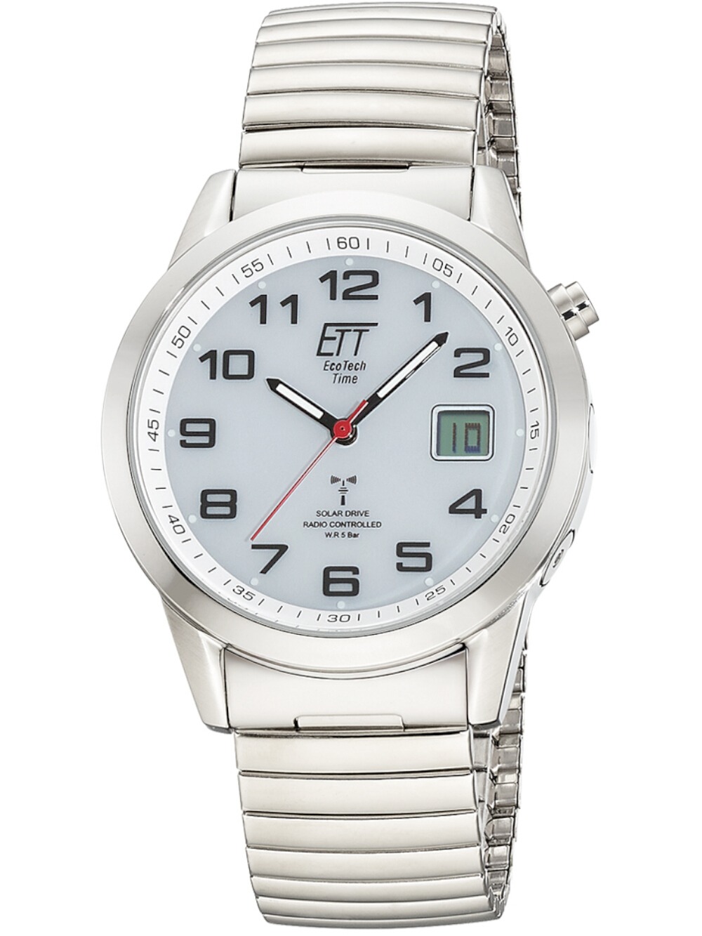 ETT Eco Tech Time EGS-11711-12Z Radio-controlled Solar Drive Basic 41mm 5ATM