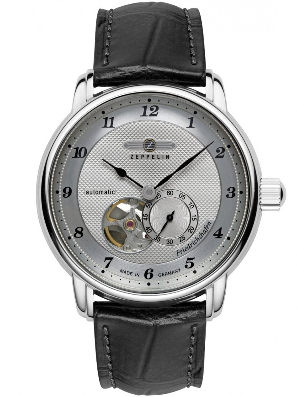 Zeppelin 8566-4 Friedrichshafen Open Heart Automatic 40mm 5ATM