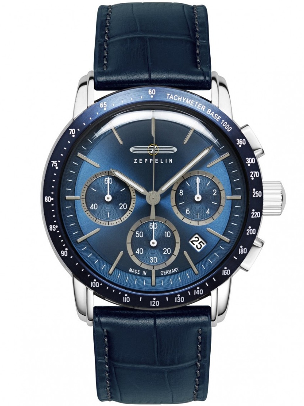 Zeppelin 8878-3 New York Chronograph 43mm 5ATM