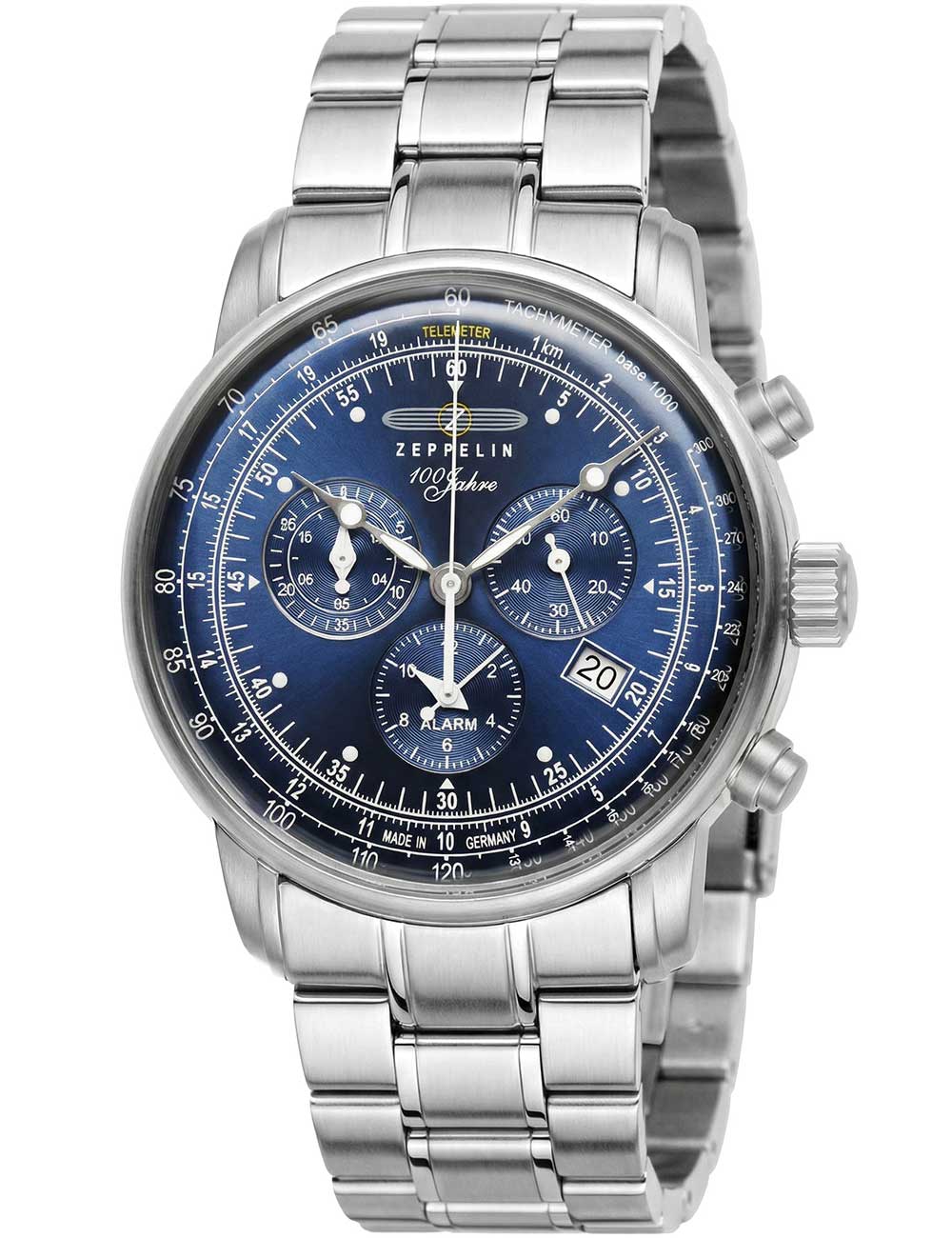 Zeppelin 7680MB-3 100 Years Zeppelin Chronograph 43mm 5ATM