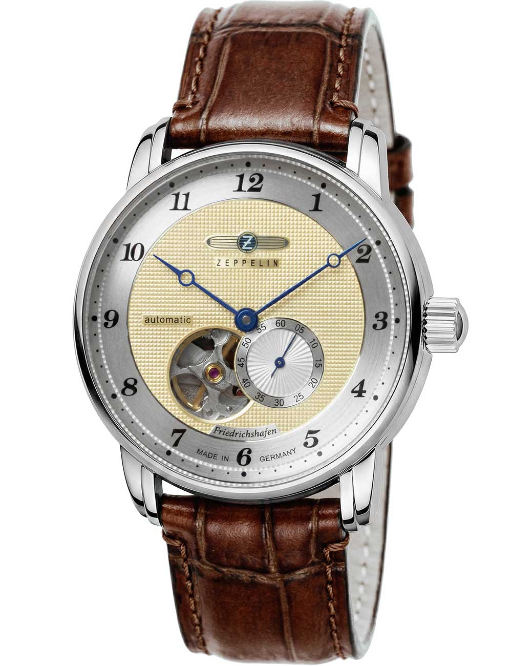 Zeppelin 8566-5 Friedrichshafen Open Heart 41mm 5ATM