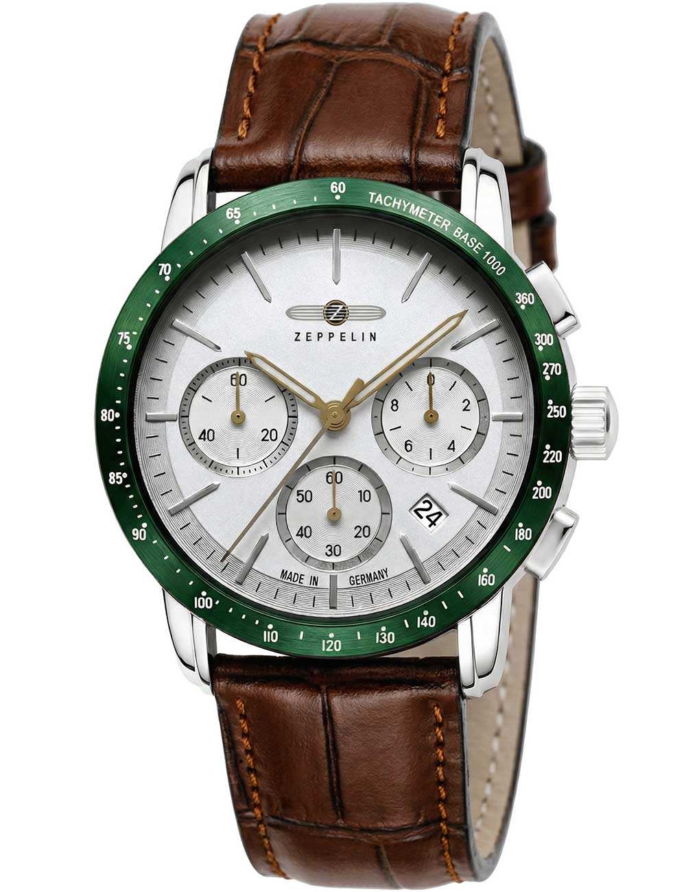 Zeppelin 8878-4 New York Chronograph 43mm 5ATM