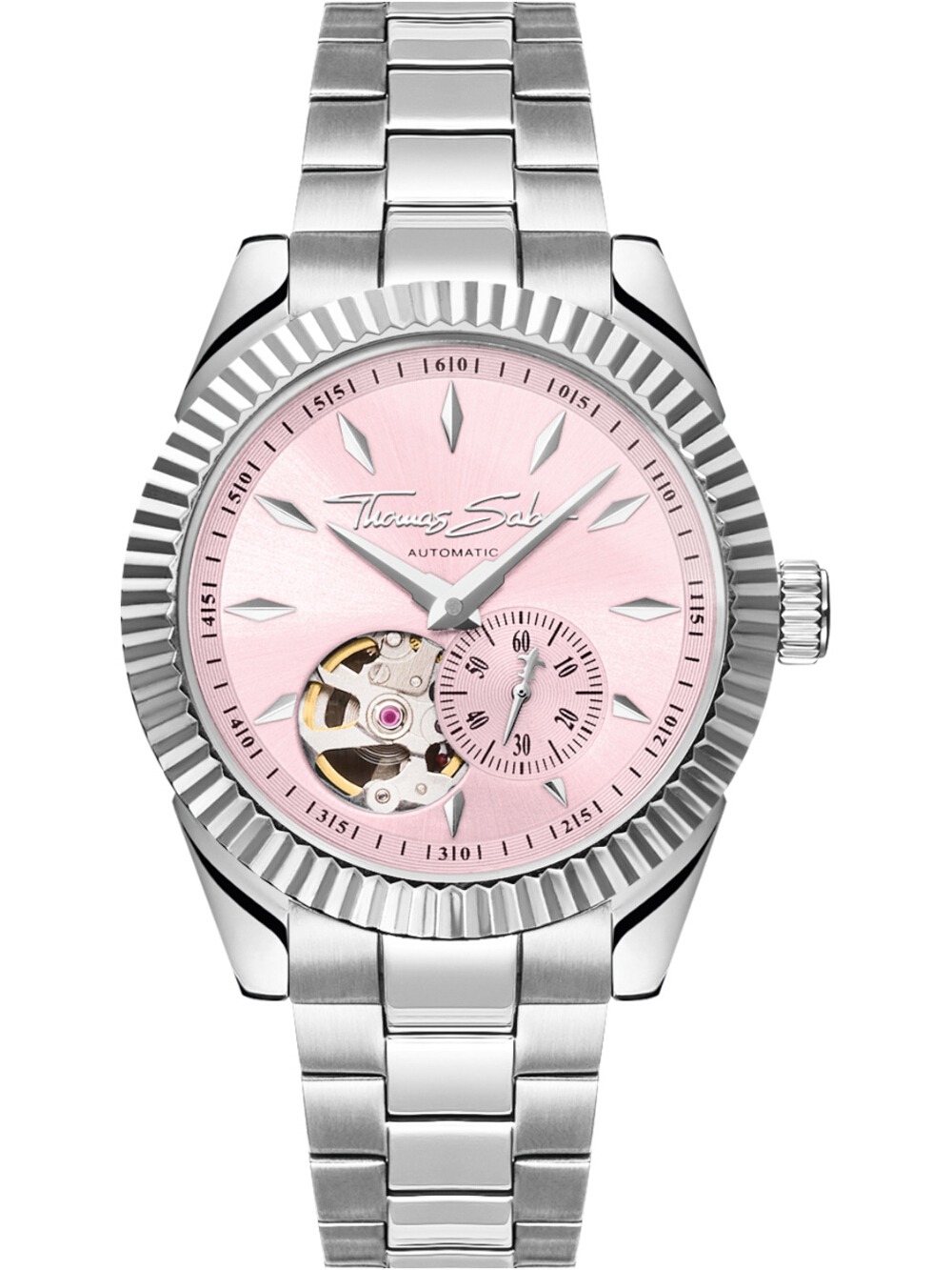Thomas Sabo WA0418-201-204 Rebel Pink Automatic 36mm 5ATM