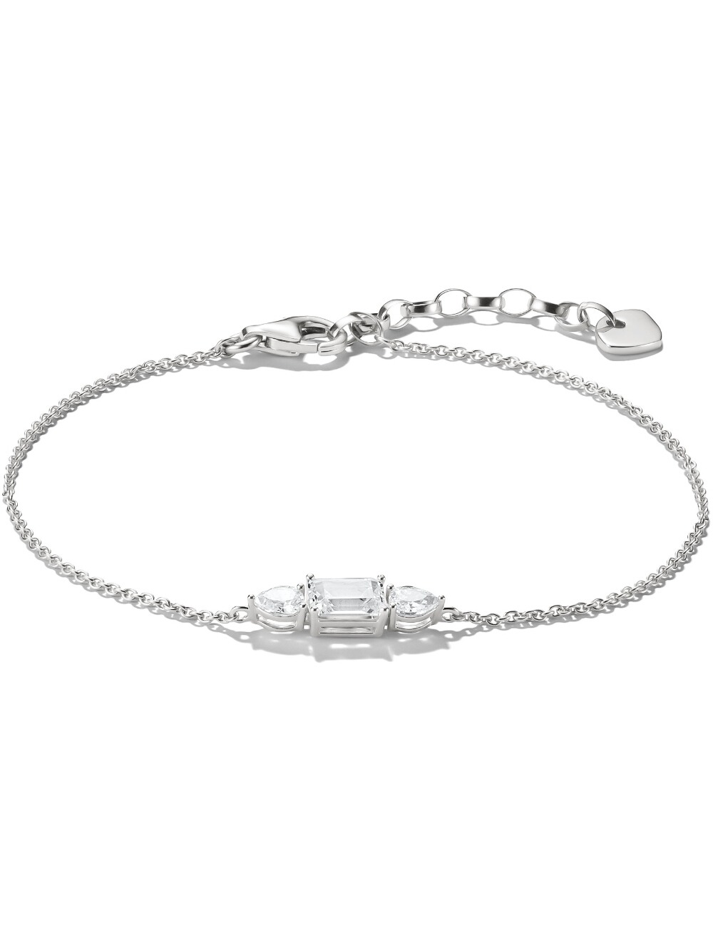 Thomas Sabo A2221-051-14-L19V náramek with sparkling zirconia Silver