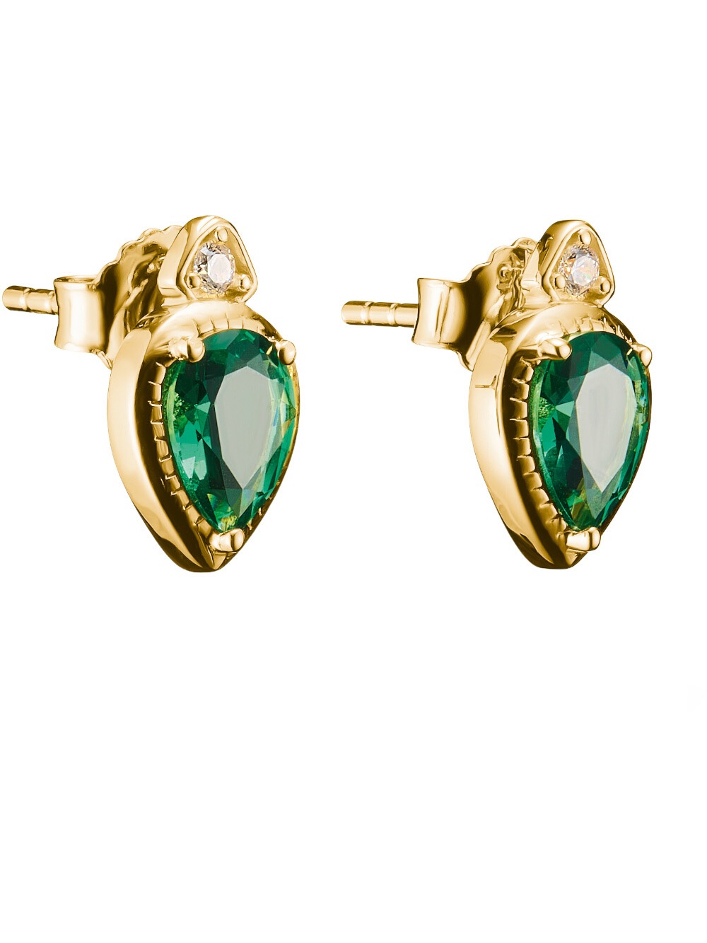 Thomas Sabo H2333-971-6 Stud earrings Drop Elyndra Gold-plated