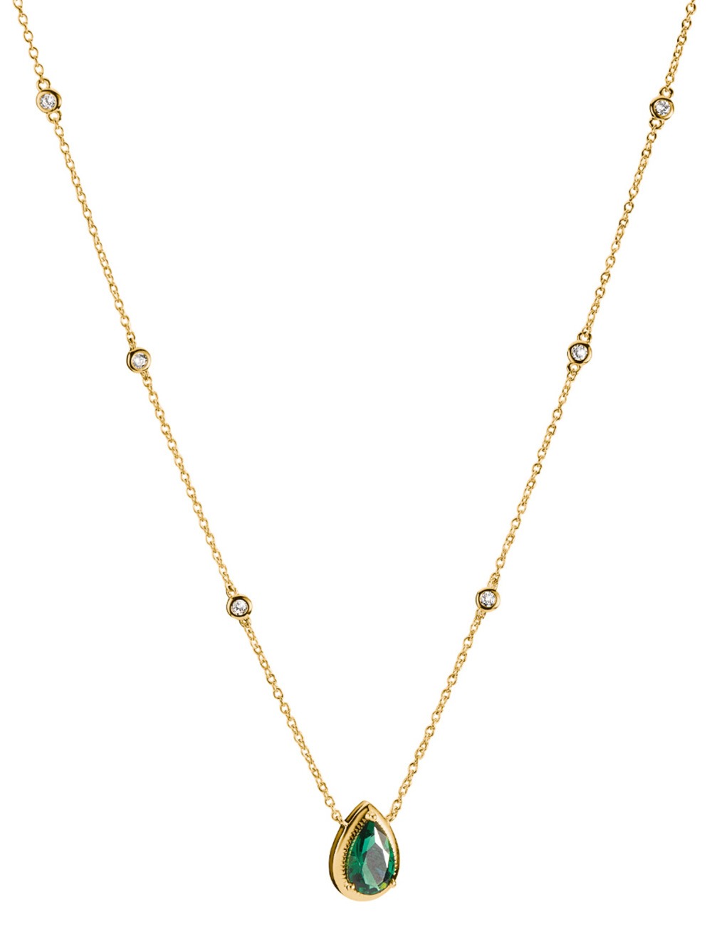 Thomas Sabo KE2331-971-6-L50V Necklace Drop Elyndra Gold-plated