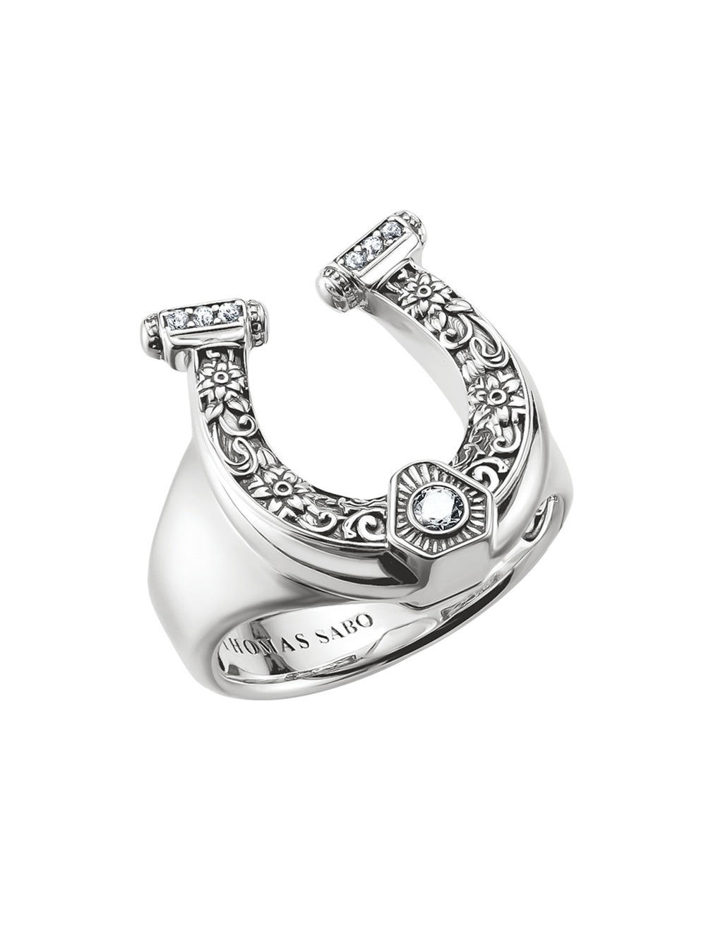 Thomas Sabo TR2509-643-14-58 prstýnek Horseshoe Elyndra Silver
