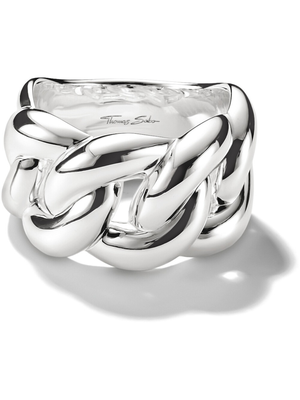 Thomas Sabo TR2521-001-21-58 prstýnek Braided bold Silver