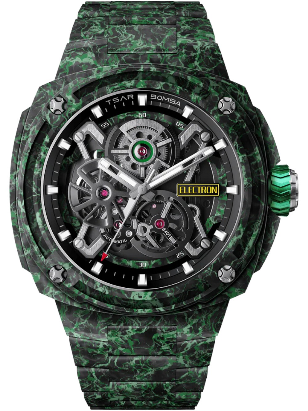 Tsar Bomba TB8401CF-01 Electron Full Carbon Fiber Edition Automatic 43mm 10ATM