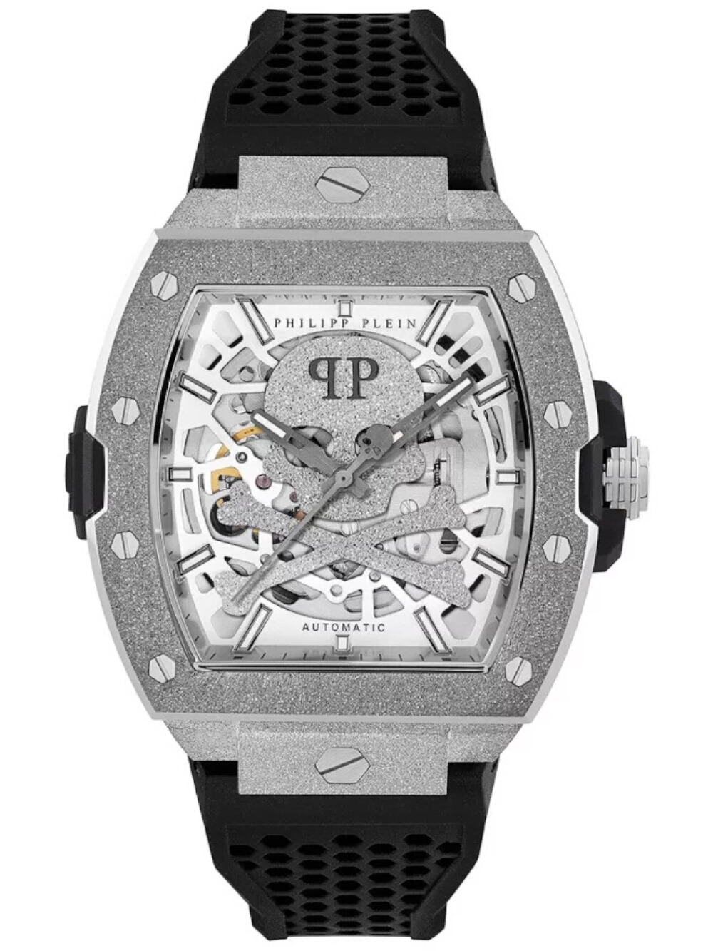 Philipp Plein PWJFA0925 The $keleton Frosted Automatic 44mm 5ATM