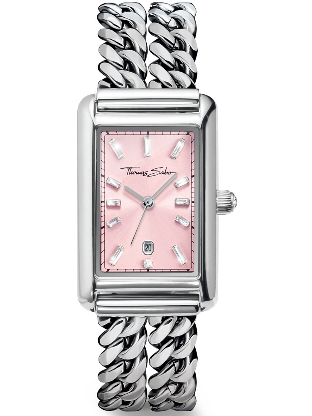 Thomas Sabo WA0454-201-204 Elegance Pink 22mm 3ATM