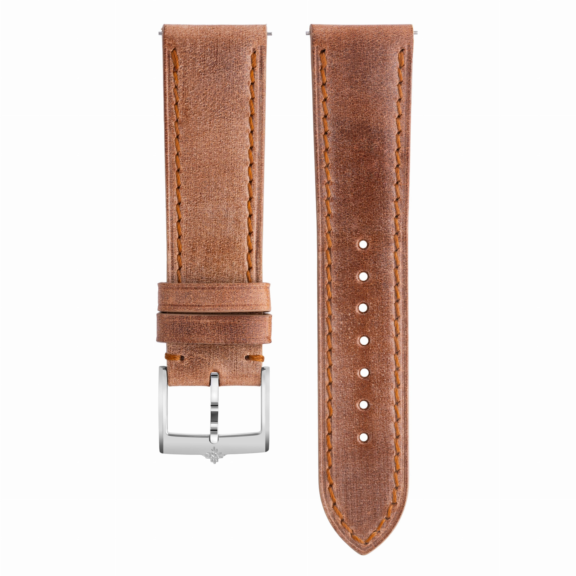 PRIM Řemínek RB.15902 (22 mm) - světle hnědý, Hnědá