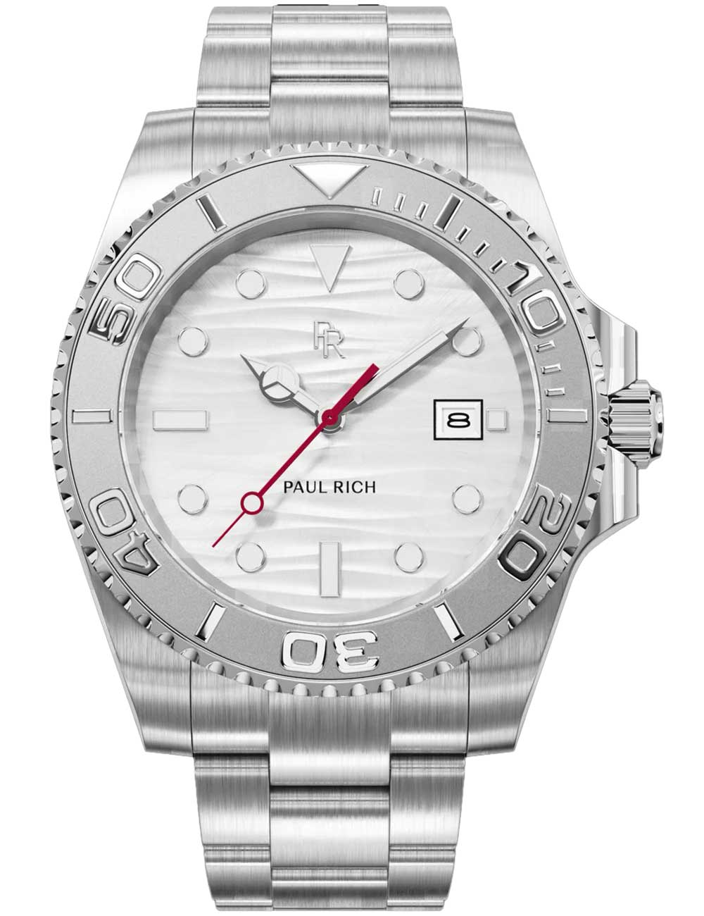 Paul Rich PR-46709 Crystal Bay Arctic Shore Silver White 40mm 5ATM