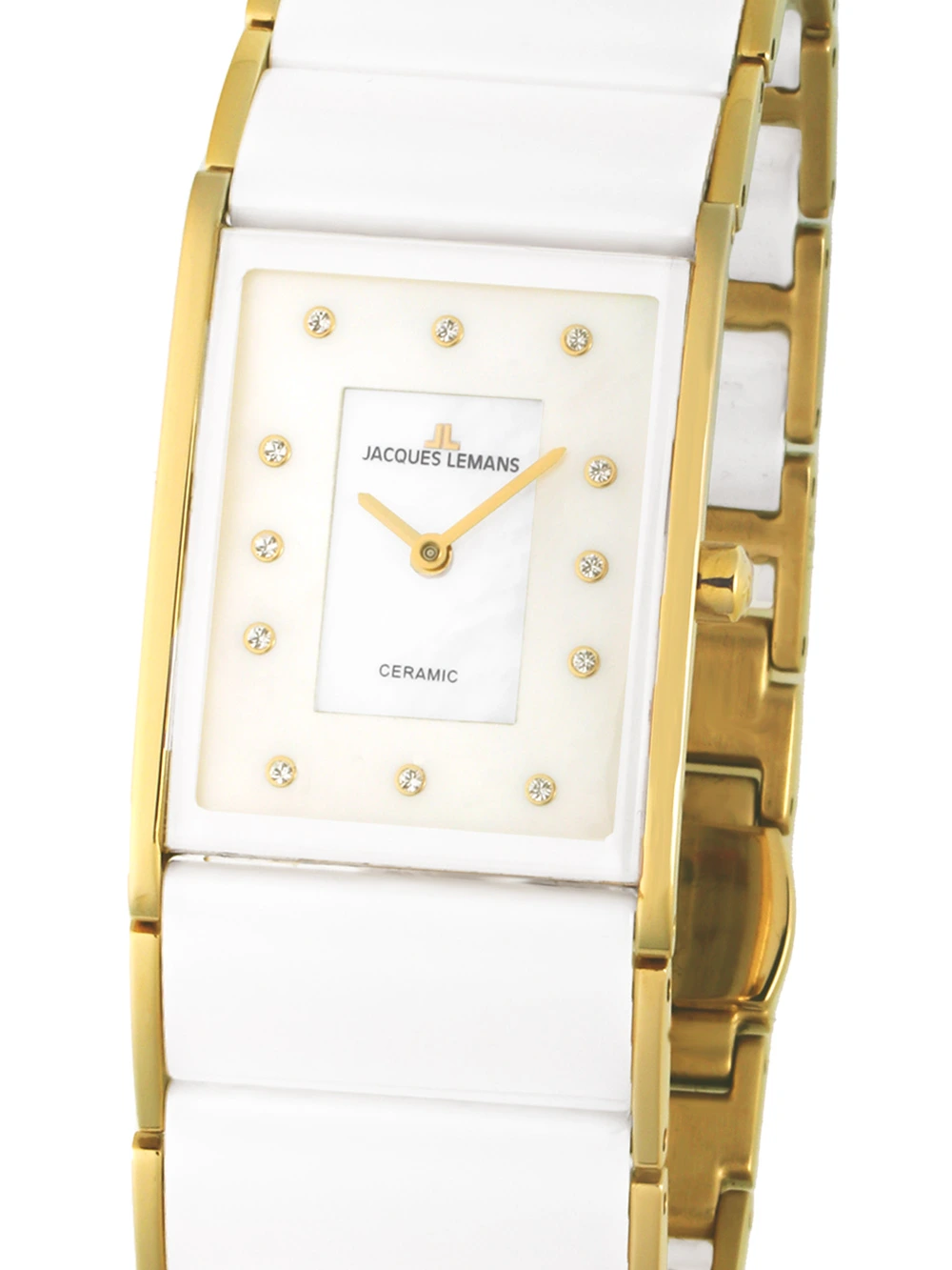 Jacques Lemans 1-1940K Dublin Ceramic ladies 24 x 28 mm