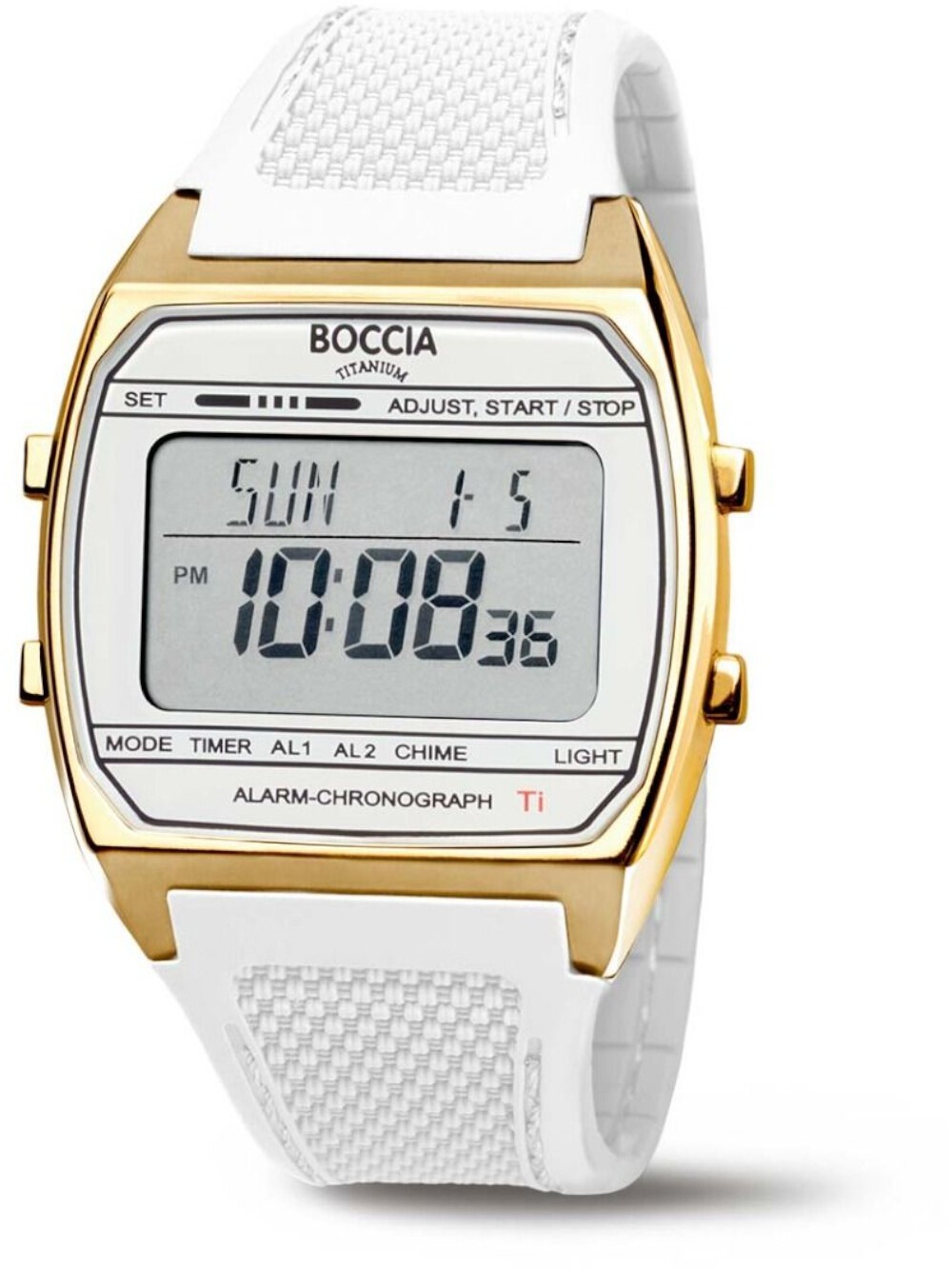 Boccia 3738-04 Titanium Digital Chronograph 37mm 5ATM