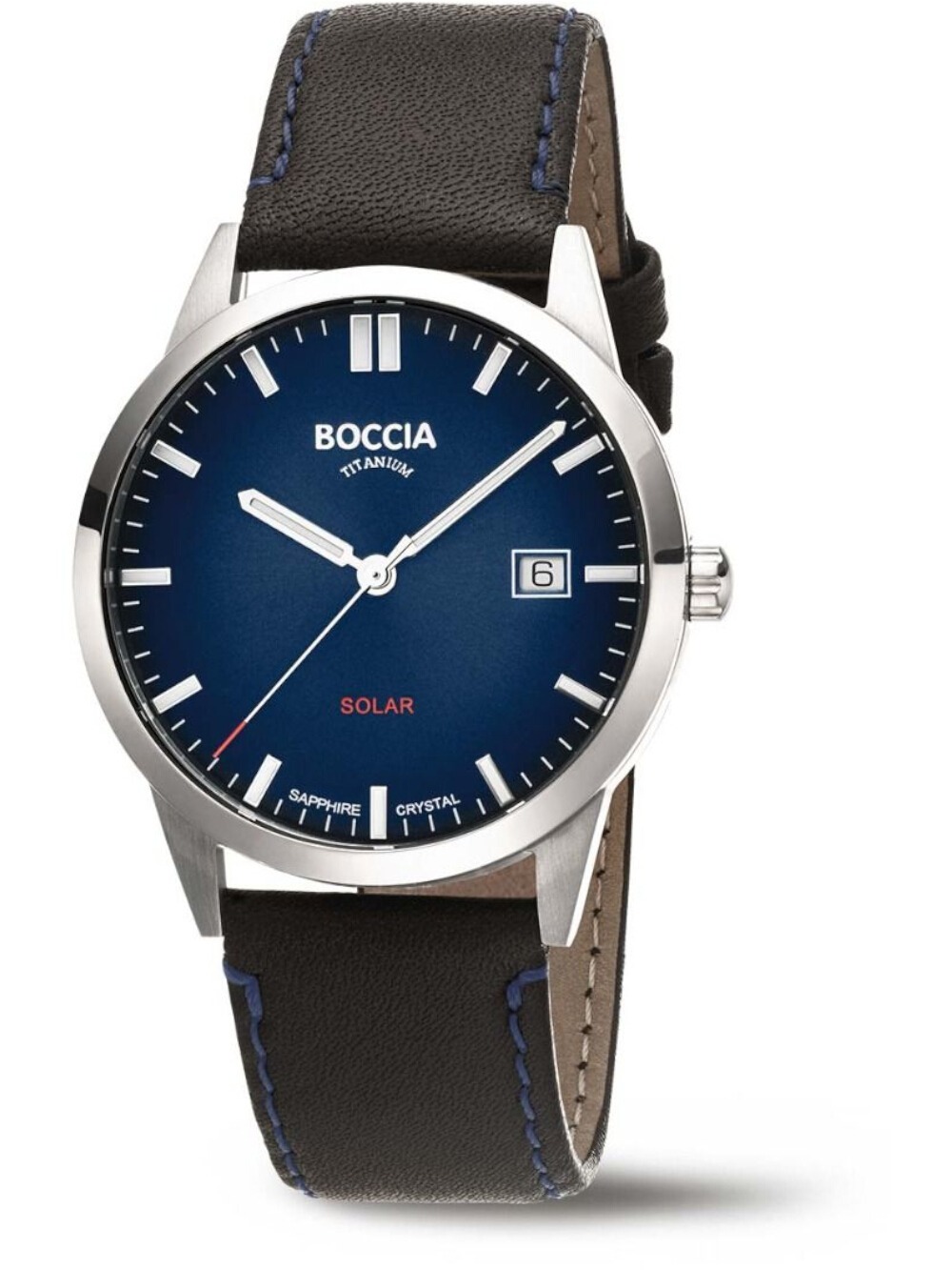 Boccia 3673-01 Titanium Solar 39mm 5ATM