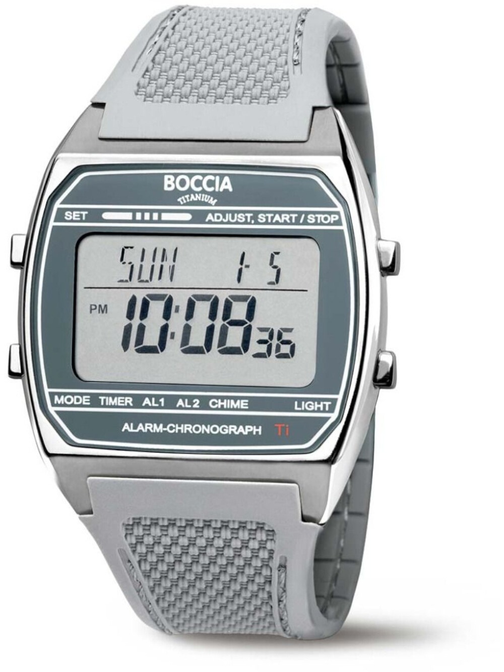 Boccia 3738-01 Titanium Digital Chronograph 37mm 5ATM