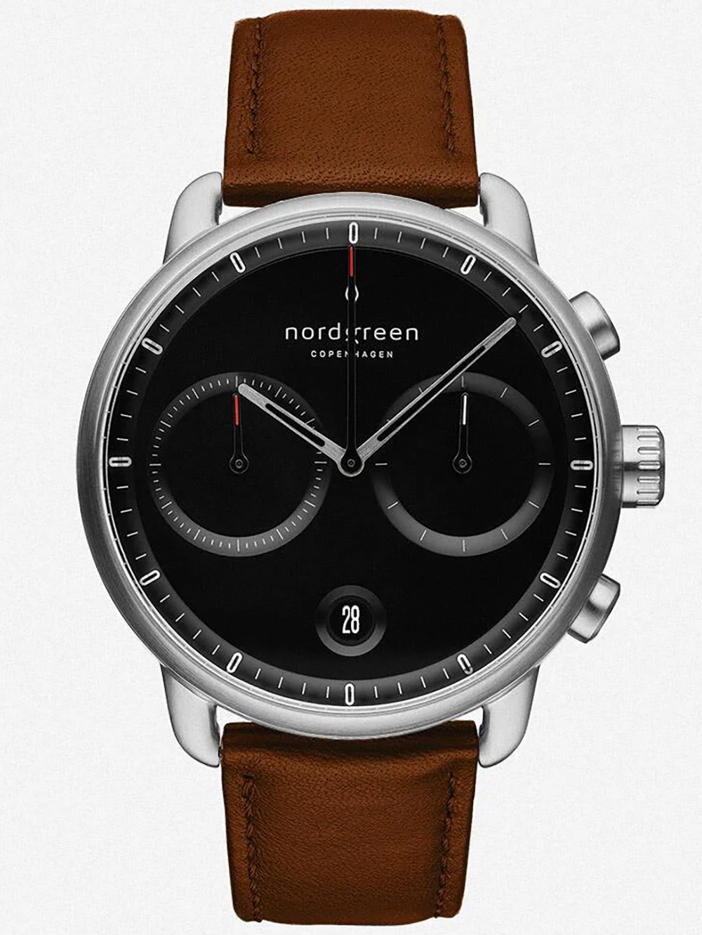 Nordgreen PI42SILEBRBL Pioneer Chronograph 42mm 10ATM